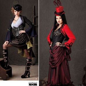 Simplicity 1819 Victorian Era Steampunk Costumes Sz 6-8-10-12 UNCUT Pattern